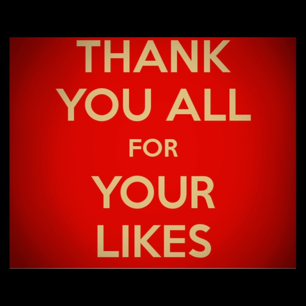 Thanks for the likes